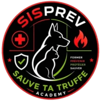 logo et lien Facebook de SISPREV Sauve Ta Truffe