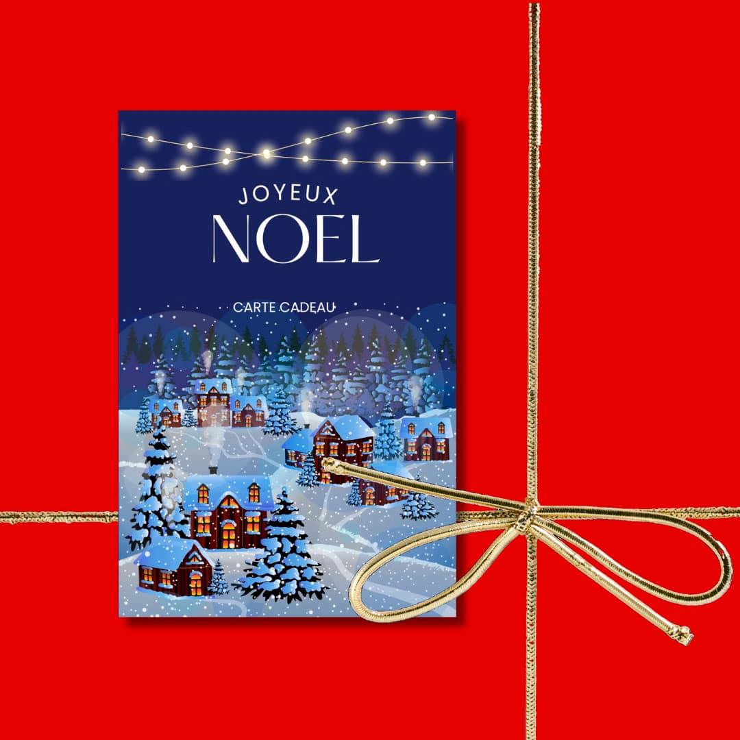 Carte cadeau de Noël illustré pour offrir une séance photo pour un animal de compagnie