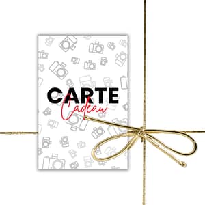 Carte Cadeau  - Séance Photo - modèle 1
