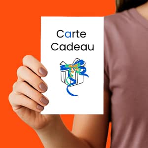 Carte cadeau illustré pour offrir une séance photo pour un animal de compagnie
