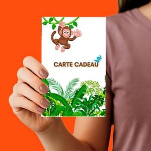 Carte cadeau illustré pour offrir une séance photo pour un animal de compagnie